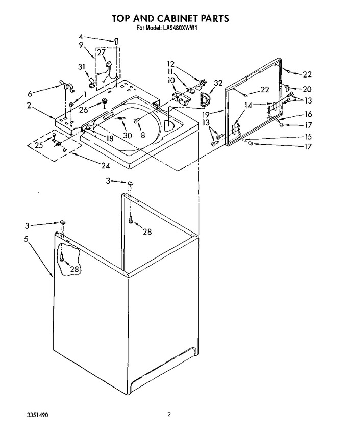 Diagram for LA9480XWF1