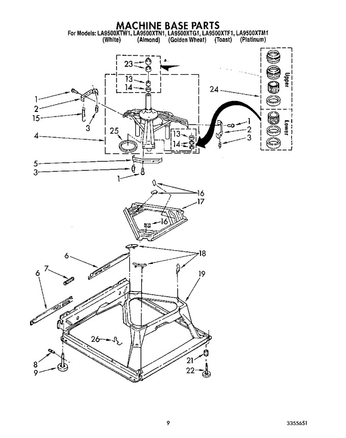 Diagram for LA9500XTN1