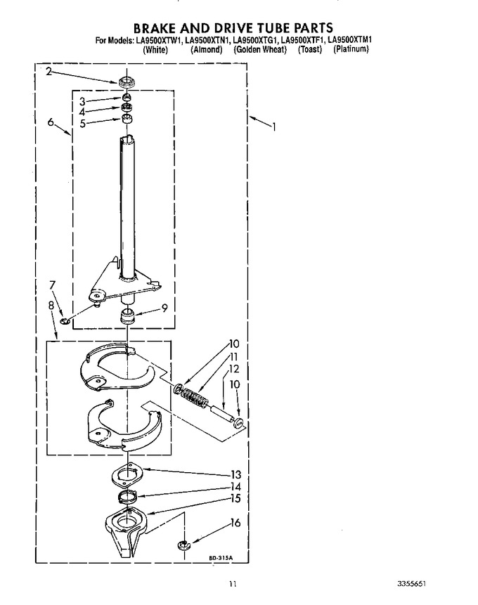 Diagram for LA9500XTM1