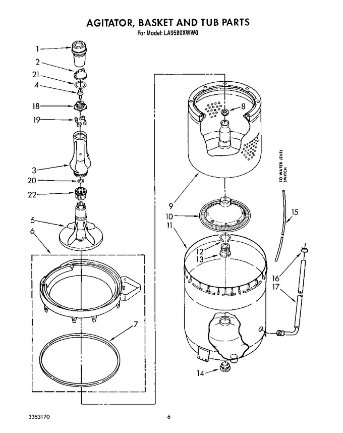 Diagram for LA9580XWW0