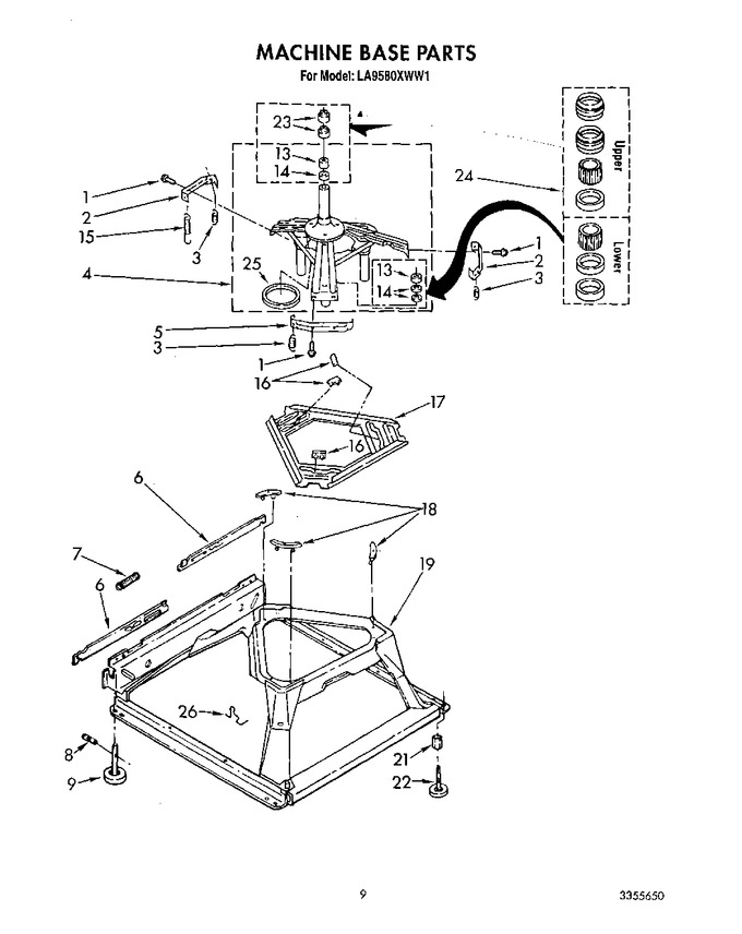 Diagram for LA9580XWF1