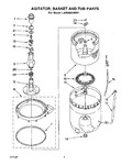 Diagram for 05 - Agitator, Basket And Tub