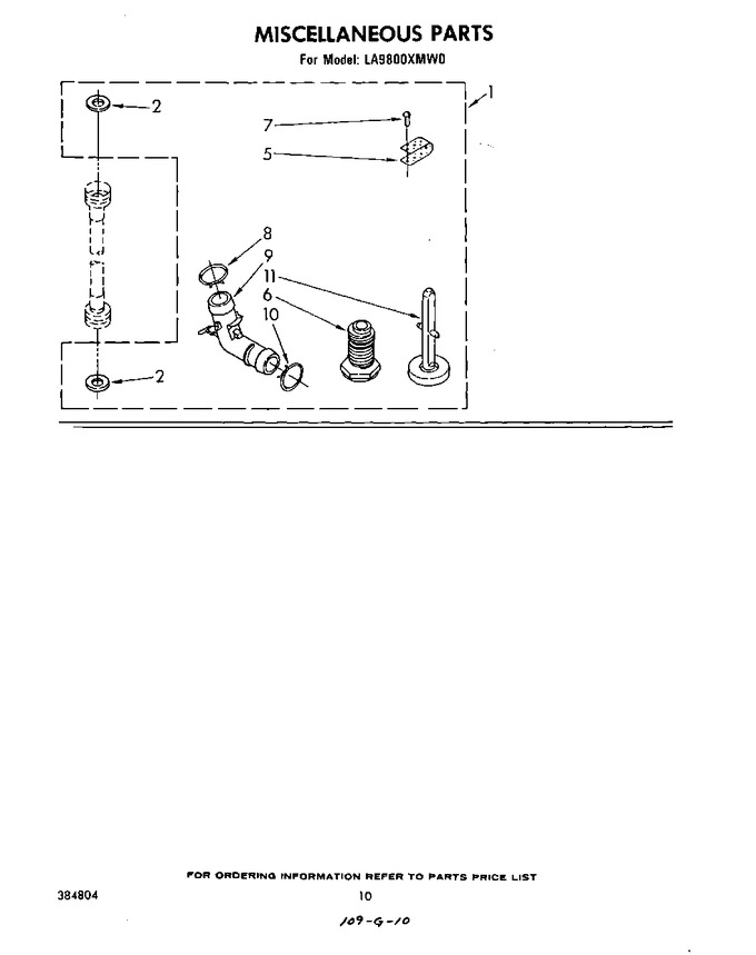 Diagram for LA9800XMW0