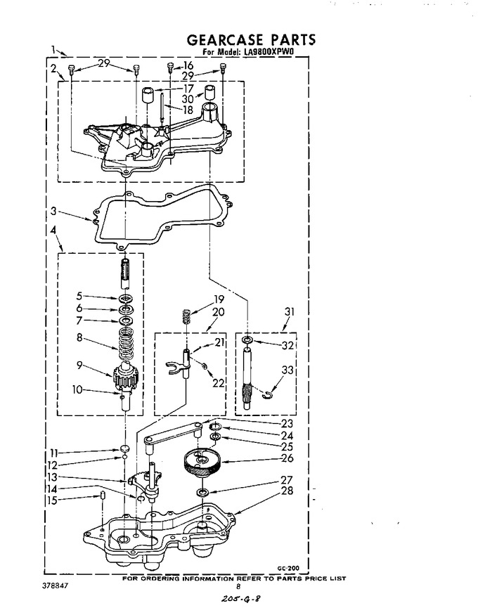 Diagram for LA9800XPW0