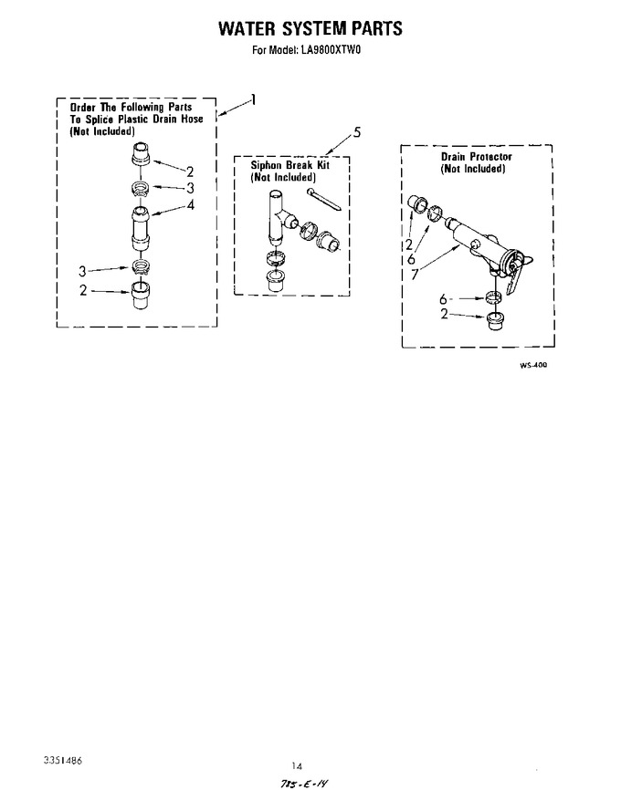 Diagram for LA9800XTW0