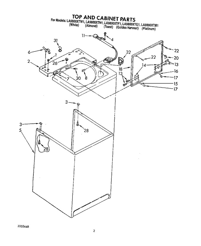 Diagram for LA9800XTN1