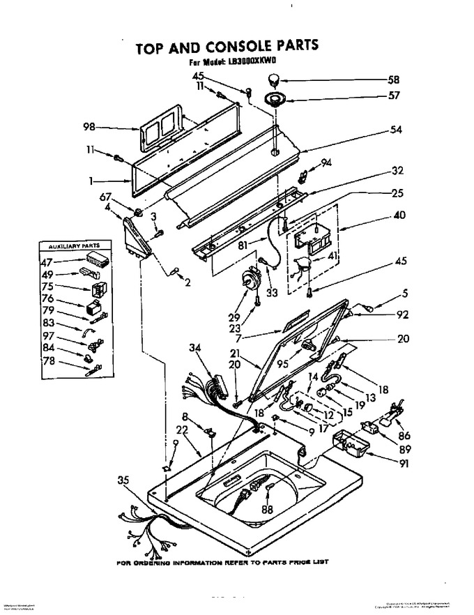 Diagram for LB3000XKW0