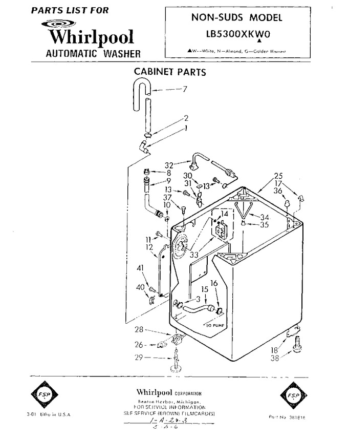 Diagram for LB5300XKW0