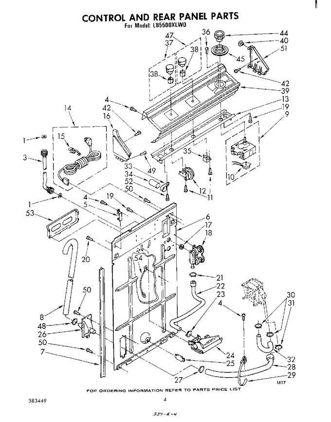 Diagram for LB5500XLW0