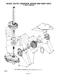 Diagram for 06 - Brake, Clutch, Gearcase, Motor And Pump