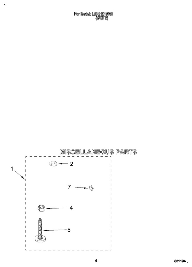 Diagram for LBR2121DW0