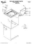 Diagram for 01 - Top And Cabinet Parts