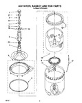 Diagram for 05 - Agitator, Basket And Tub