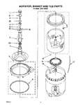 Diagram for 04 - Agitator, Basket And Tub