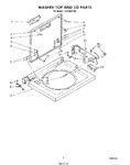 Diagram for 04 - Washer Top And Lid