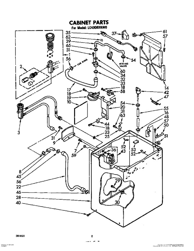 Diagram for LC4900XKW0