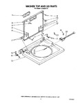 Diagram for 04 - Washer Top And Lid