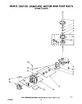 Diagram for 09 - Brake, Clutch, Gearcase, Motor And Pump