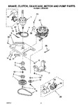 Diagram for 06 - Brake, Clutch, Gearcase, Motor And Pump