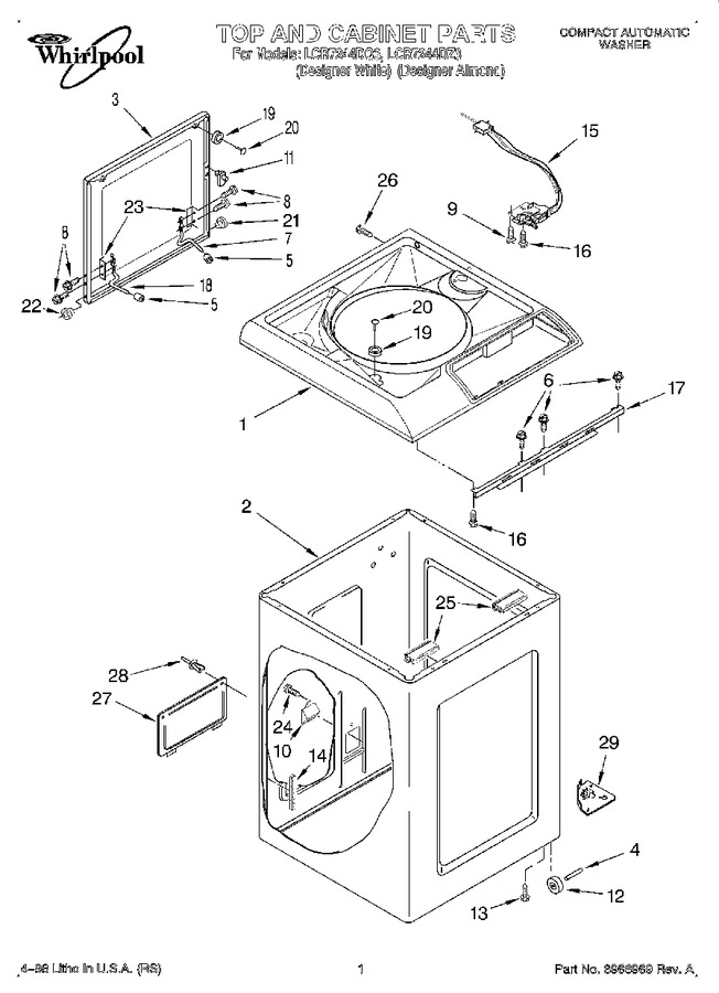 Diagram for LCR7244DQ3