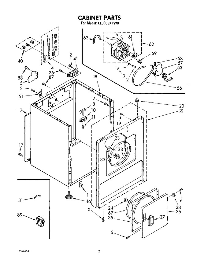 Diagram for LE3300XPW0