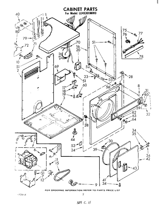 Diagram for LE4930XMW0