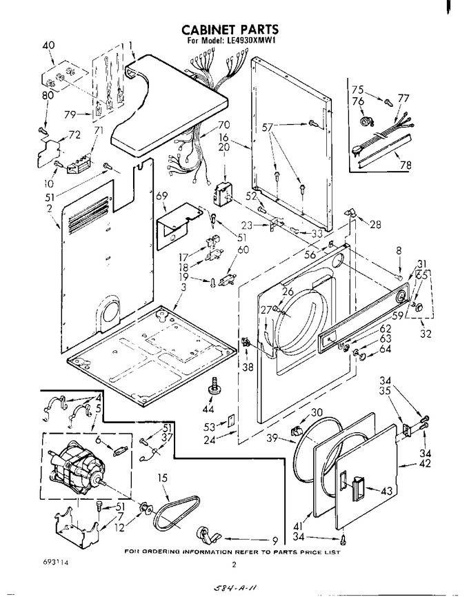 Diagram for LE4930XMW1