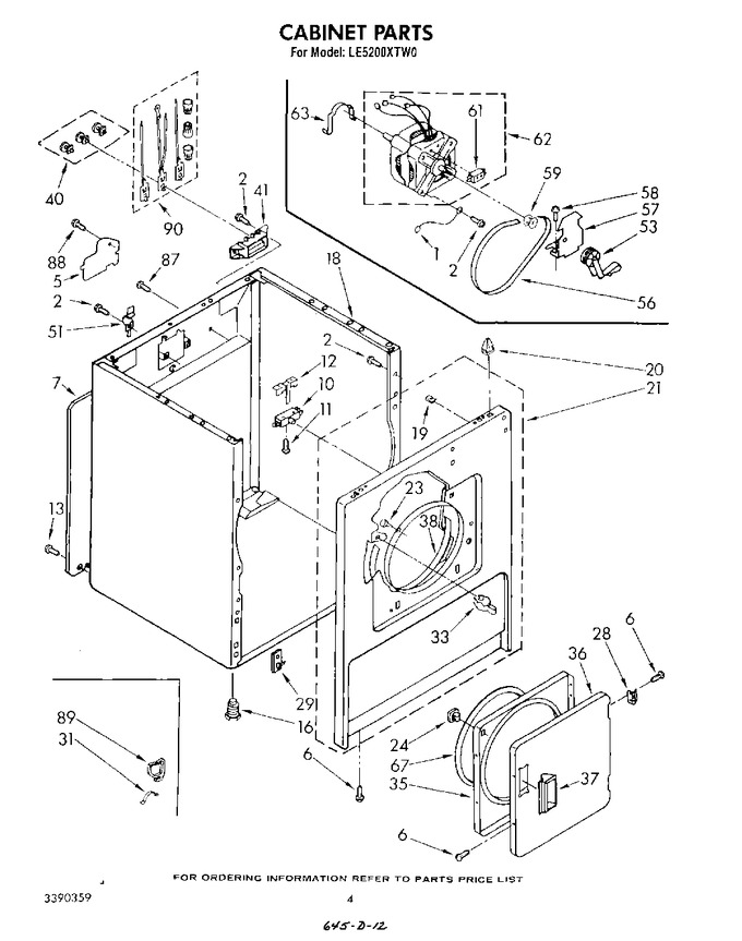 Diagram for LE5200XTN0