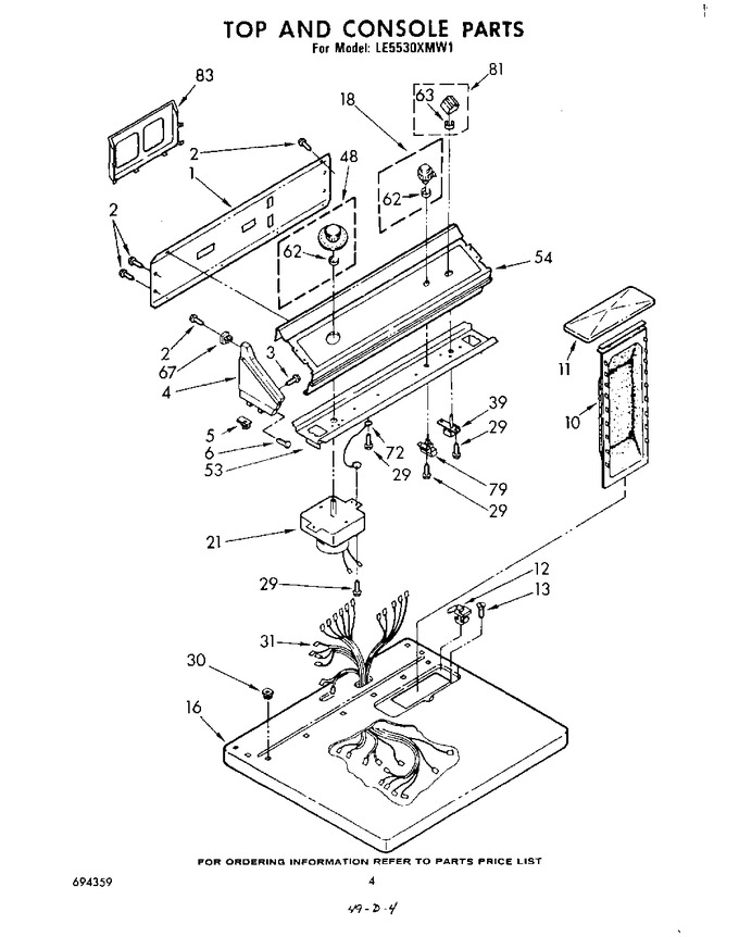 Diagram for LE5530XMW1