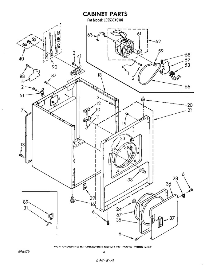 Diagram for LE5530XSW0