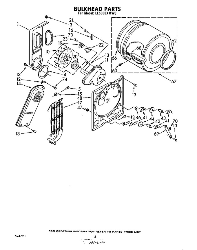 Diagram for LE5600XMW0