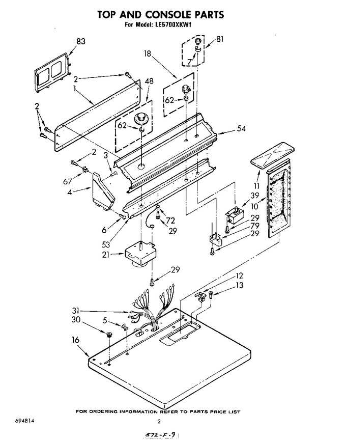 Diagram for LE5700XKW1