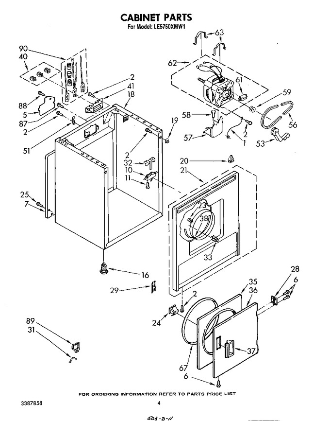 Diagram for LE5750XMW1