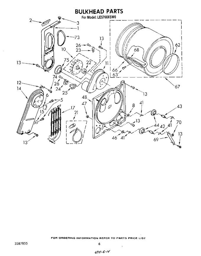 Diagram for LE5760XSW0