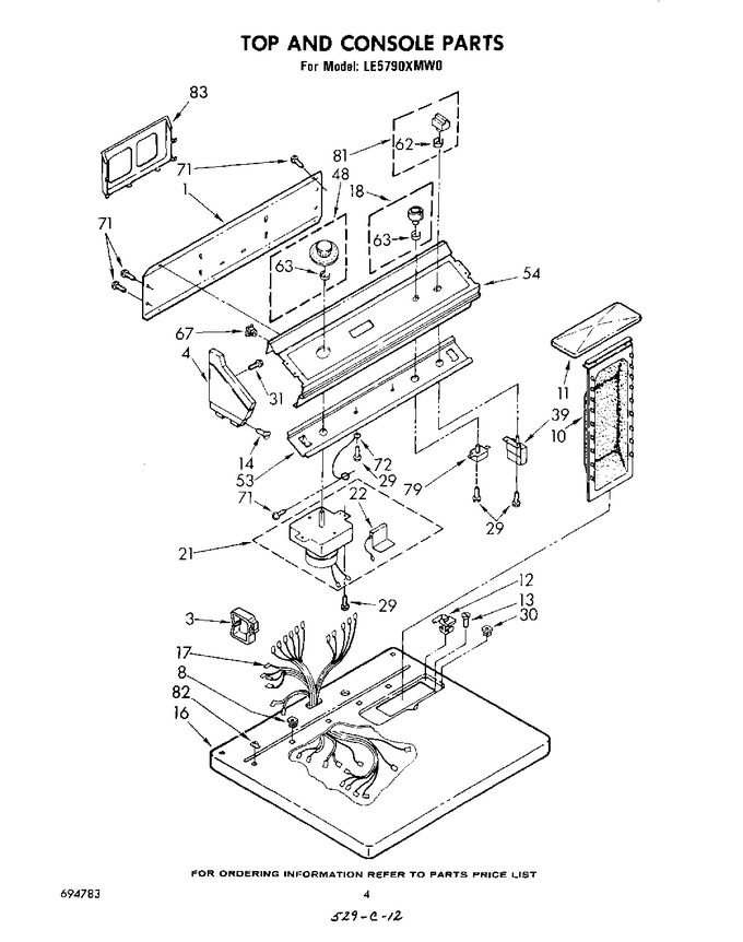 Diagram for LE5790XMW0