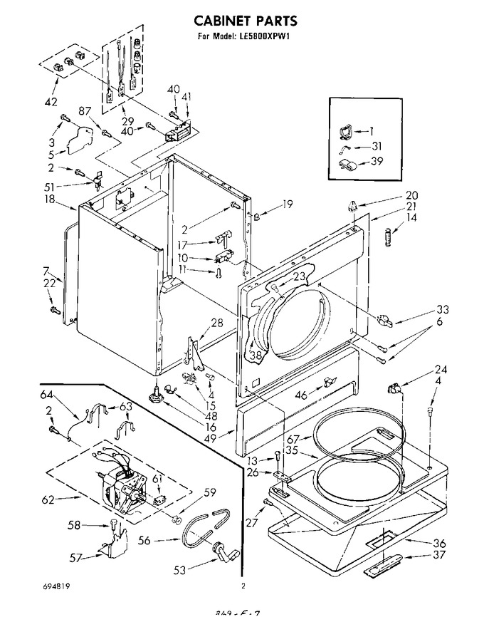 Diagram for LE5800XPW1