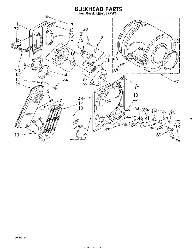 Diagram for LE5800XPW1