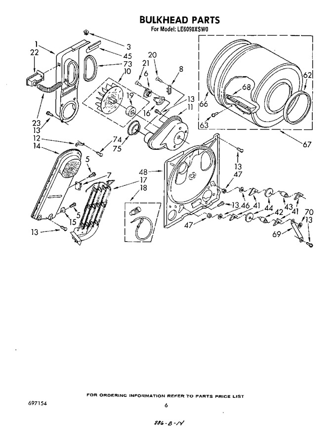 Diagram for LE6090XSW0