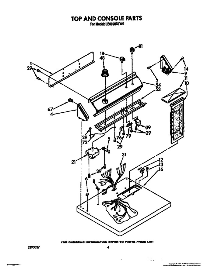 Diagram for LE6090XTW0