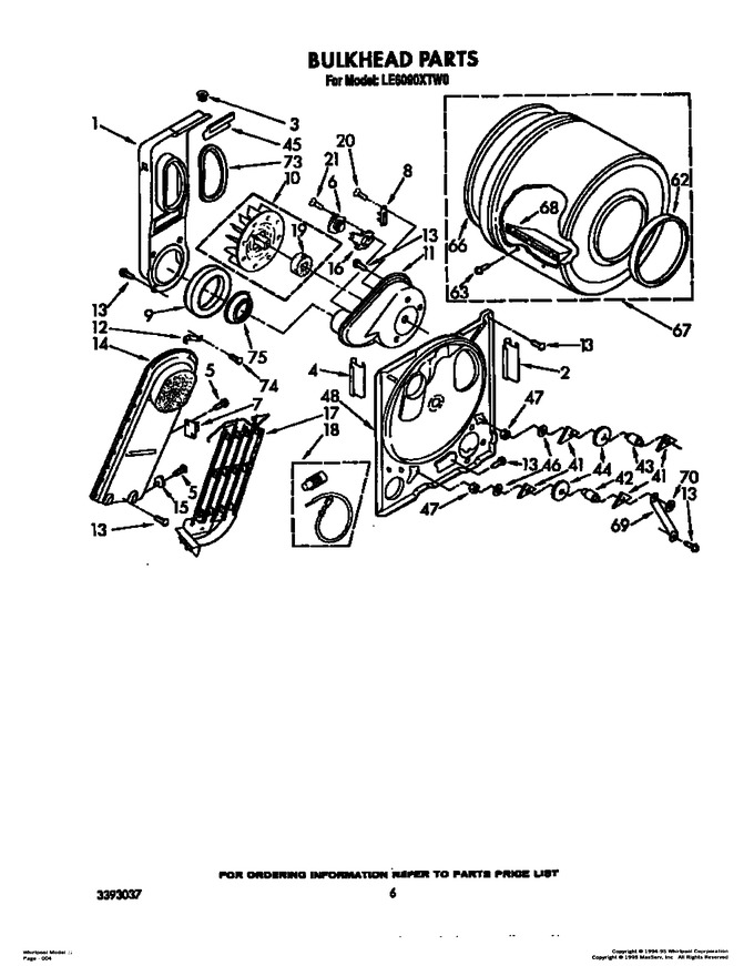 Diagram for LE6090XTW0