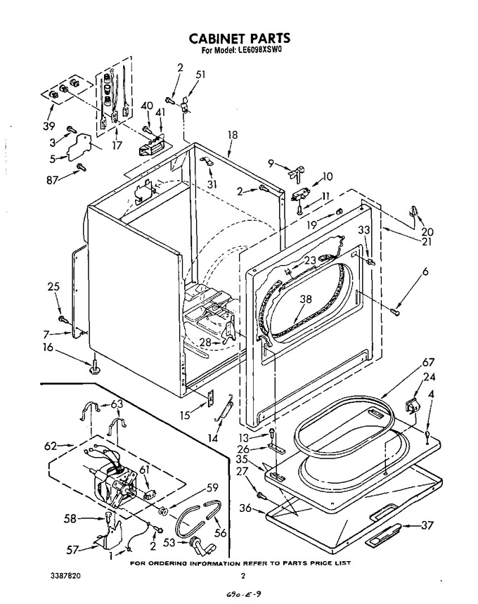 Diagram for LE6098XSW0