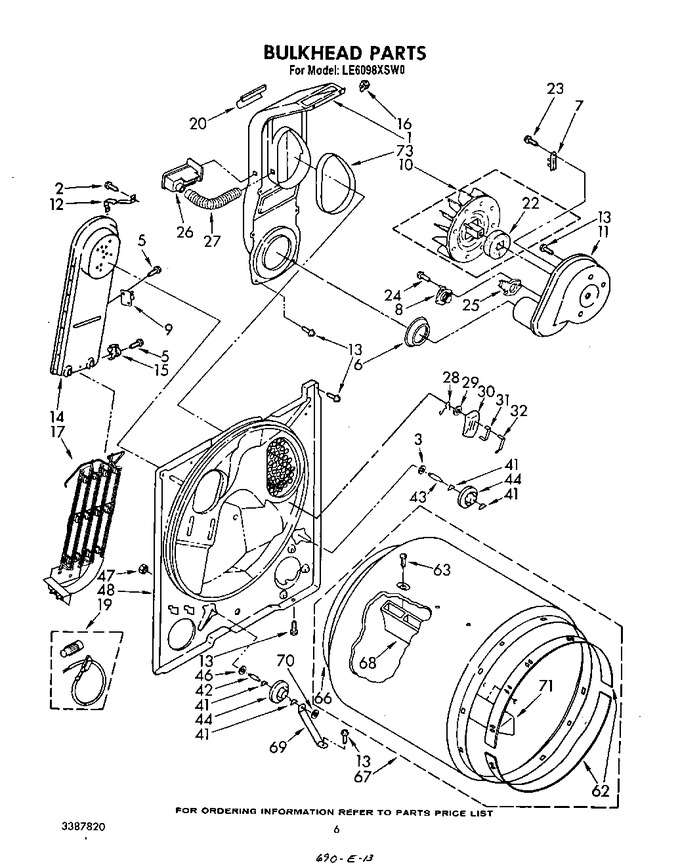 Diagram for LE6098XSW0