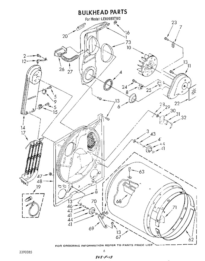 Diagram for LE6098XTN0