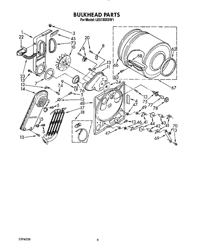 Diagram for LE6150XSN1