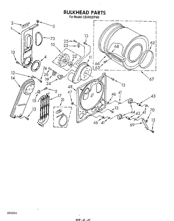 Diagram for LE6405XPW0