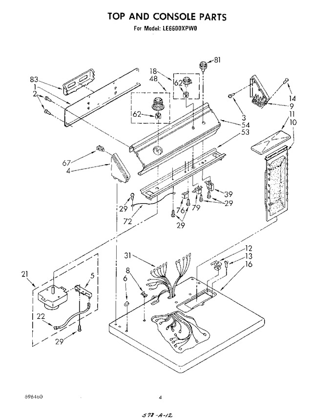 Diagram for LE6600XPW0