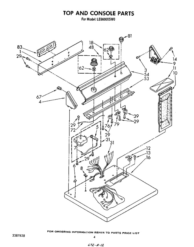 Diagram for LE6600XSW0