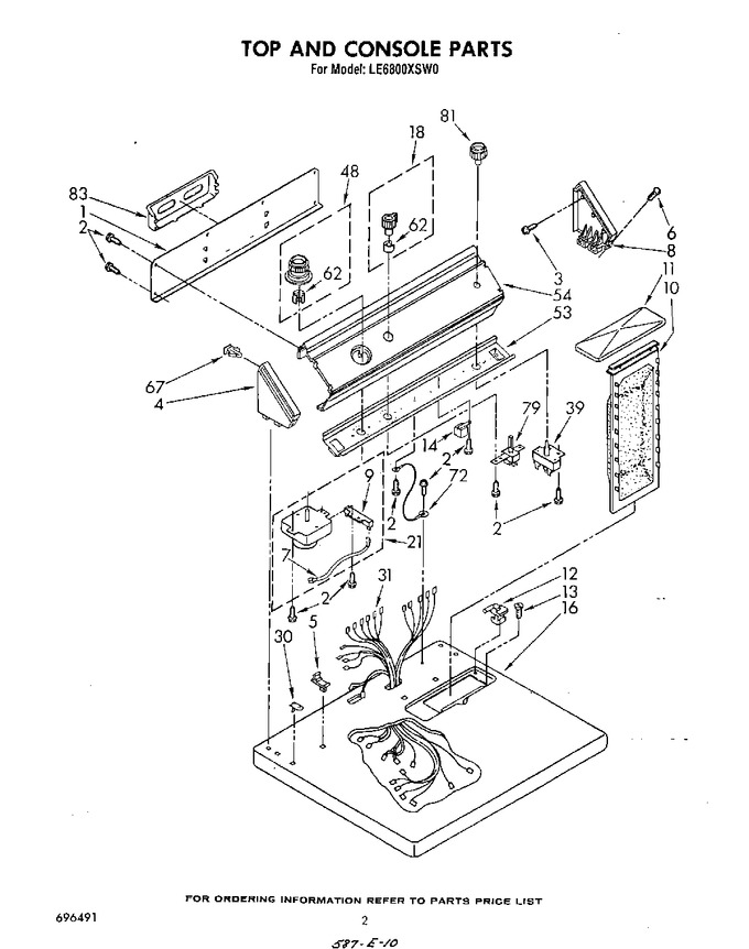 Diagram for LE6800XSW0