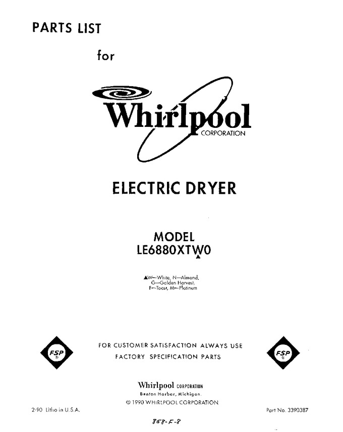 Diagram for LE6880XTM0