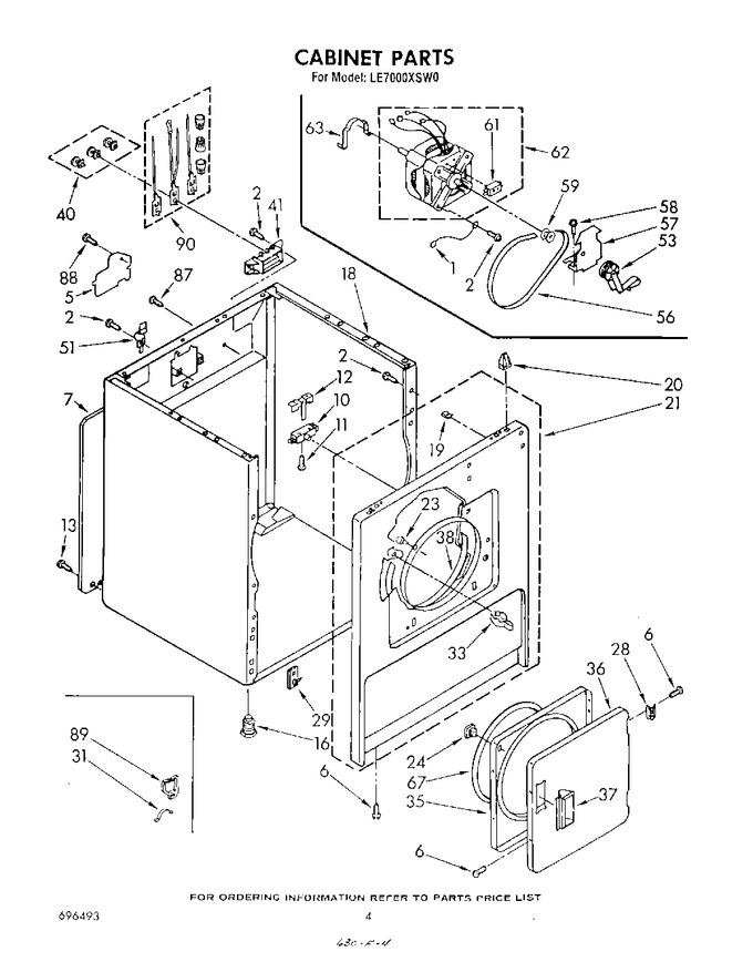 Diagram for LE7000XSW0